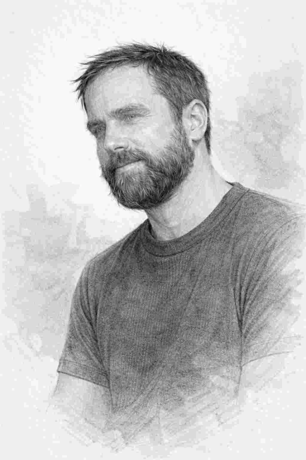 Portrait sketch of Chris